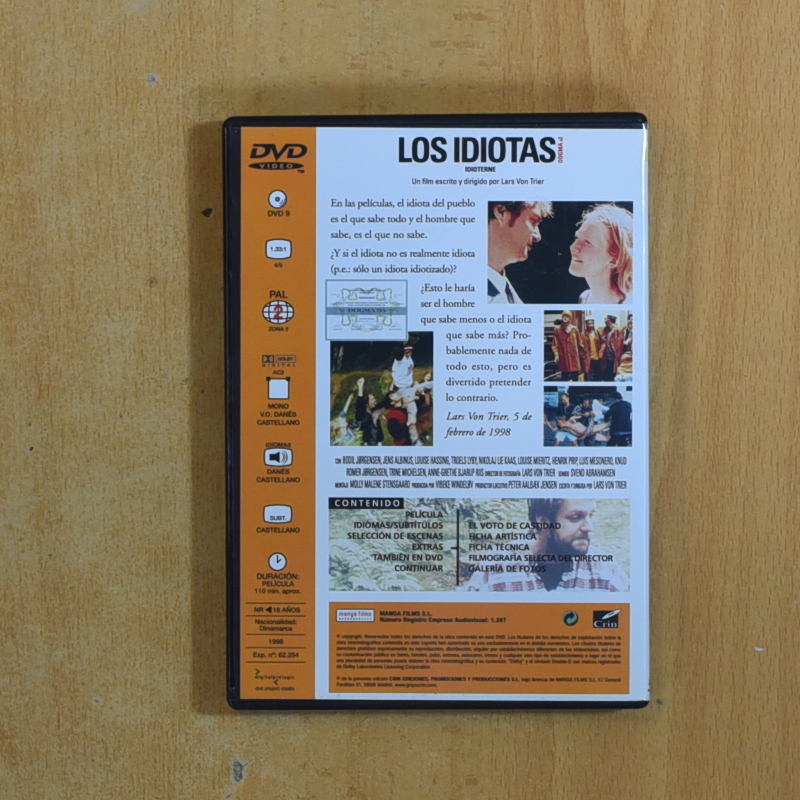 LOS IDIOTAS - DVD