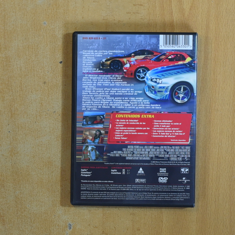 2 FAST 2 FURIOUS - DVD