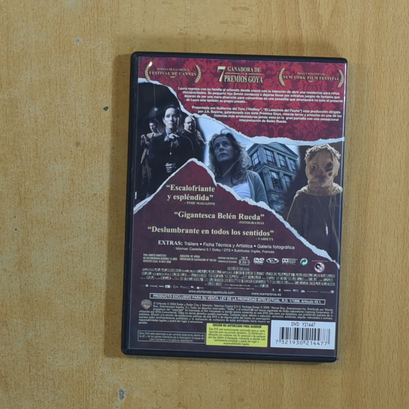 EL ORFANATO - DVD