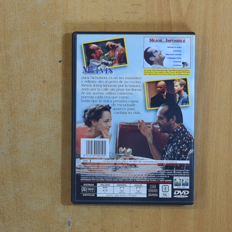 MEJOR IMPOSIBLE - DVD