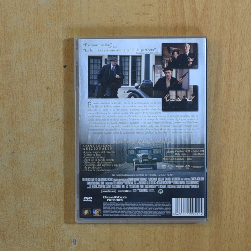 CAMINO A LA PERDICION - DVD