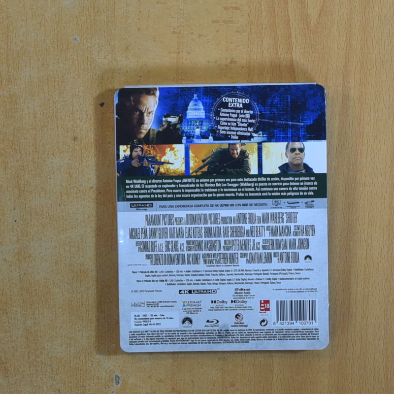 SHOOTER 4K - BLURAY
