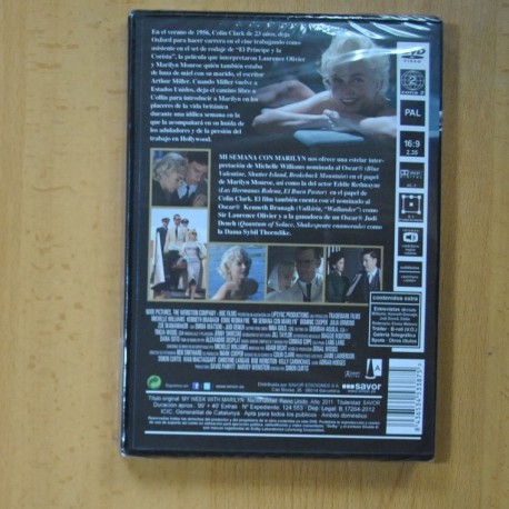 MI SEMANA CON MARILYN - DVD