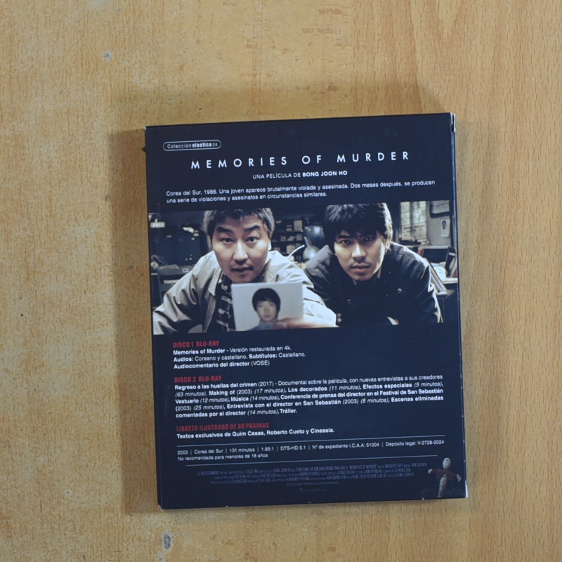 MEMORIAS DE UN ASESINO - BLURAY