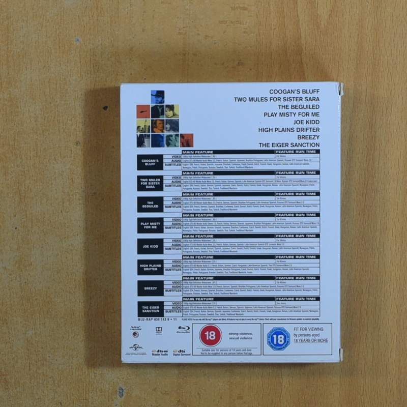 COLECCION CLINT EASTWOOD - BLURAY