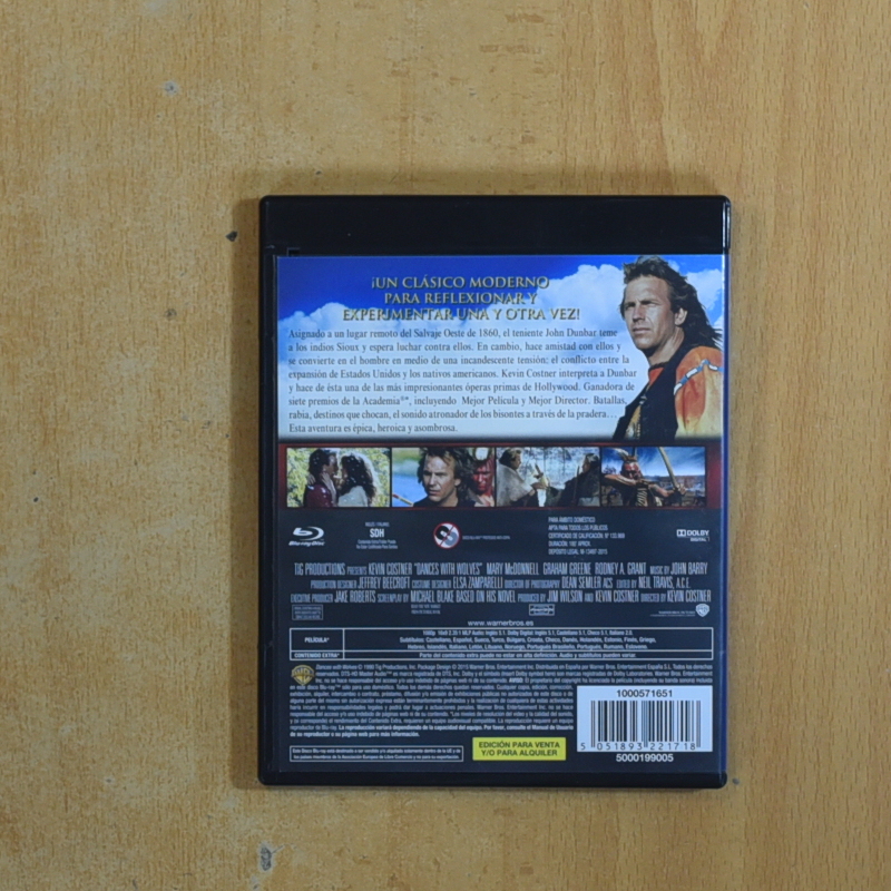 BAILANDO CON LOBOS 4K - BLURAY