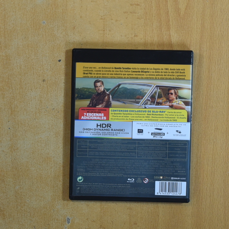 ERASE UNA VEZ EN HOLLYWOOD 4K - BLURAY