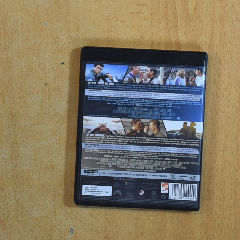 TOP GUN 4K - BLURAY