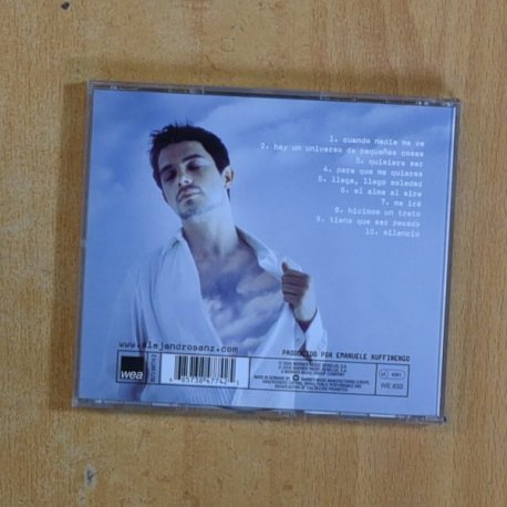 ALEJANDRO SANZ - EL ALMA AL AIRE - CD