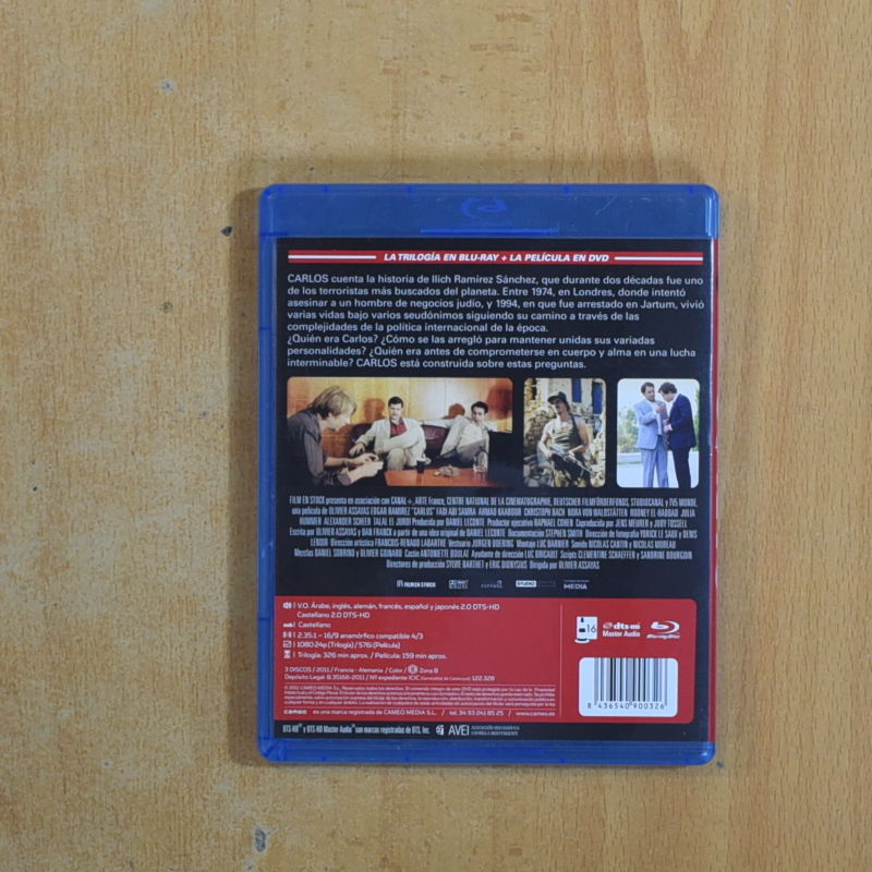 CARLOS EL CHACAL - BLURAY