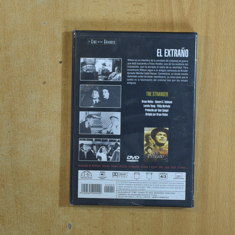 EL EXTRAÑO - DVD