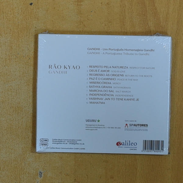 RAO KYAO - GANDHI - CD