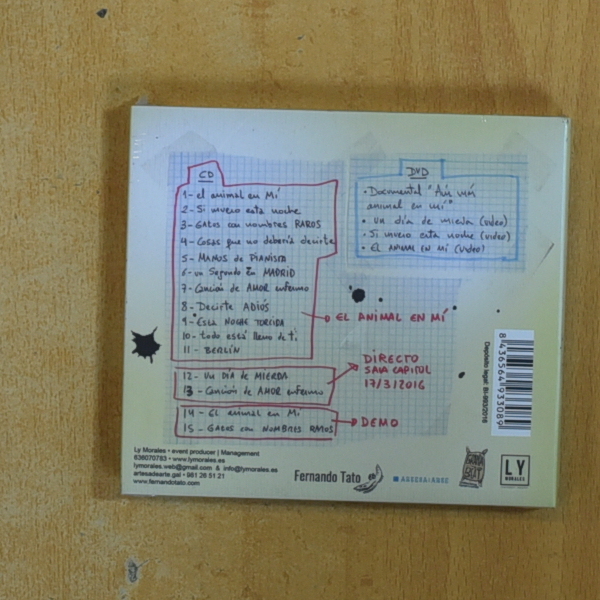 FERNANDO TATO - AUN MAS ANIMAL EN MI - CD