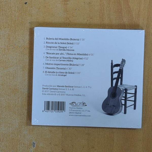 DAVID CARMONA - UN SUEÑO DE LOCURA - CD