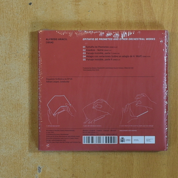 ALFREDO ARACIL - EPITAFIO DE PROMETEO AND OTHER ORCHESTRAL WORKS - CD