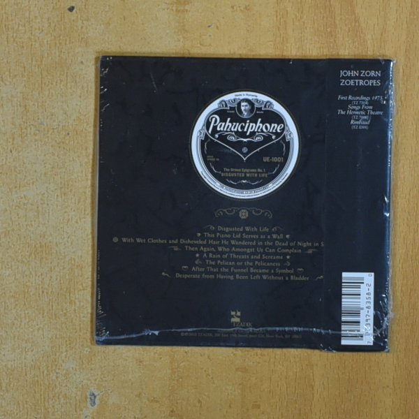 JOHN ZORN - THE URMUL EPIGRAMS - CD