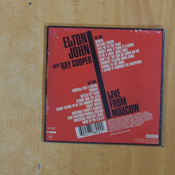 ELTON JOHN WITH RAY COOPER - 1979 LIVE FROM MOSCOW - CD