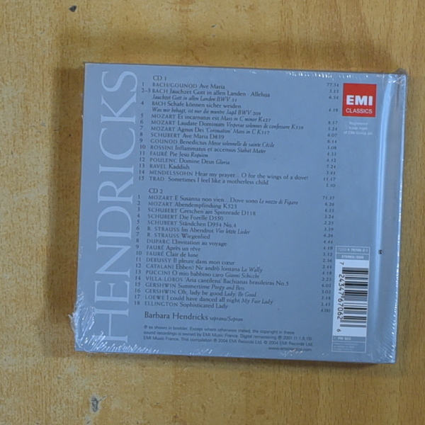 BARBARA HENDRICKS - HENDRICKS - CD
