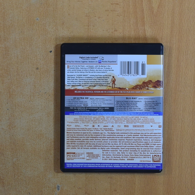 MARTE 4K - BLURAY