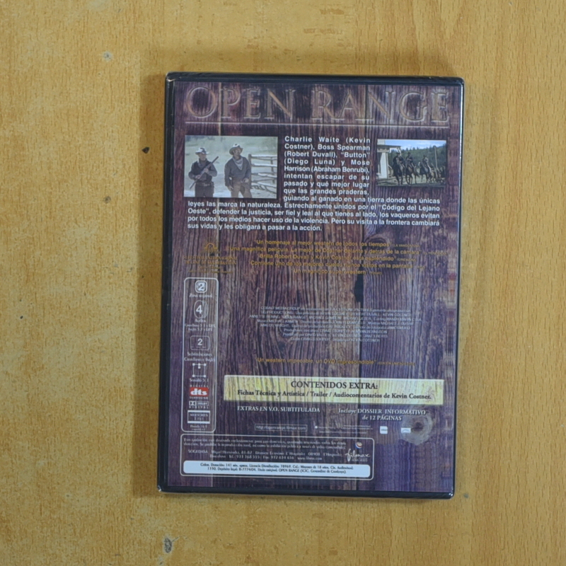 OPEN RANGE - DVD