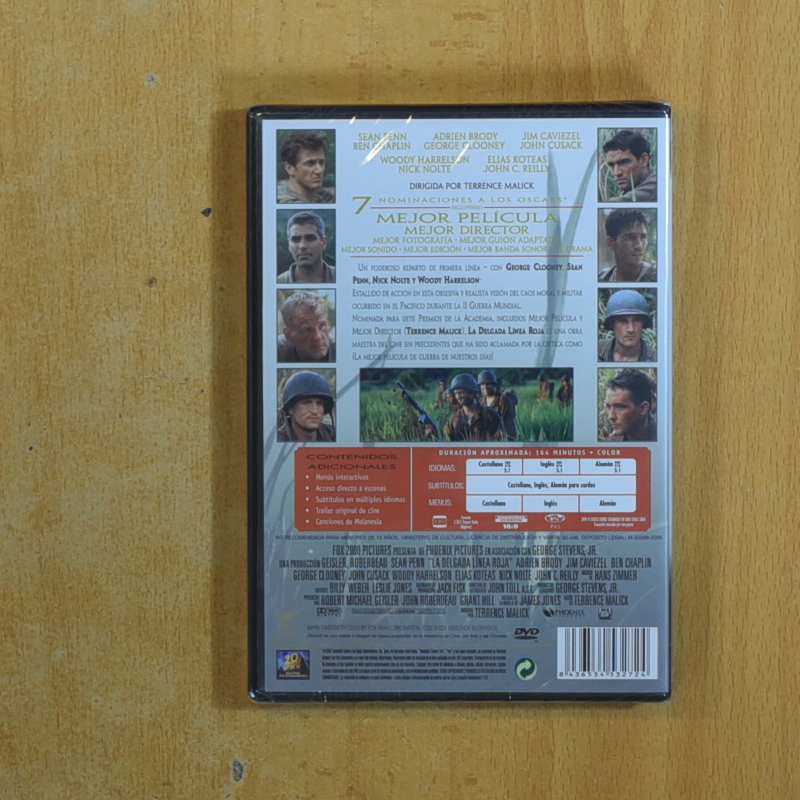 LA DELGADA LINEA ROJA - DVD