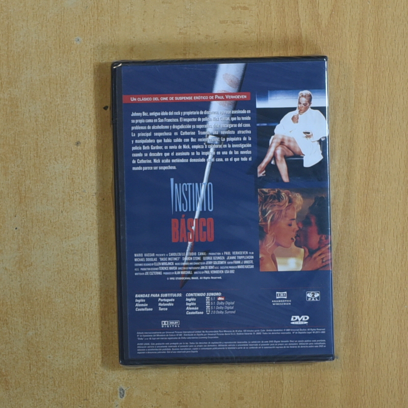 INSTINTO BASICO - DVD