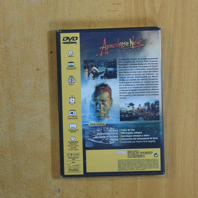 APOCALYPSE NOW - DVD