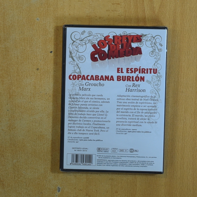 LOS REYES DE LA COMEDIA - DVD