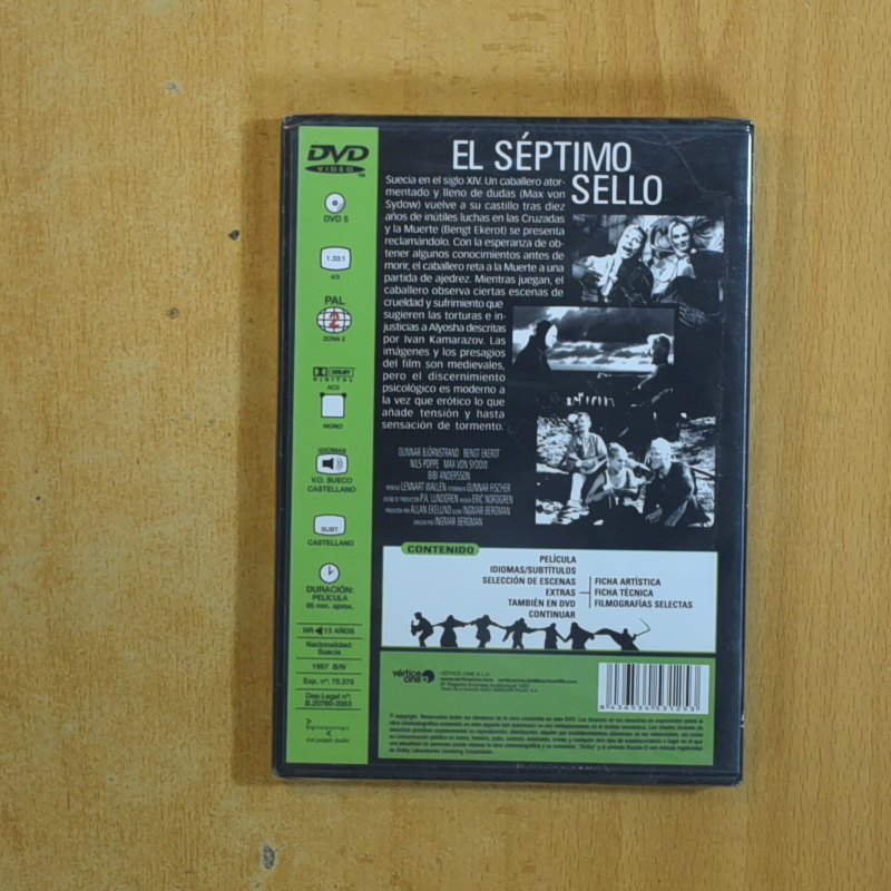 EL SEPTIMO SELLO - DVD