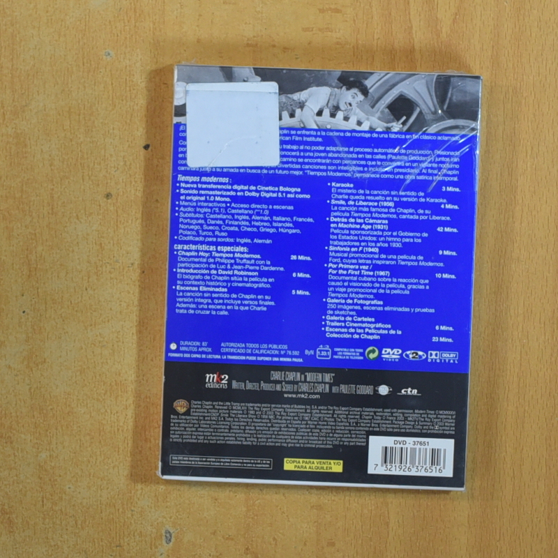 TIEMPOS MODERNOS - DVD