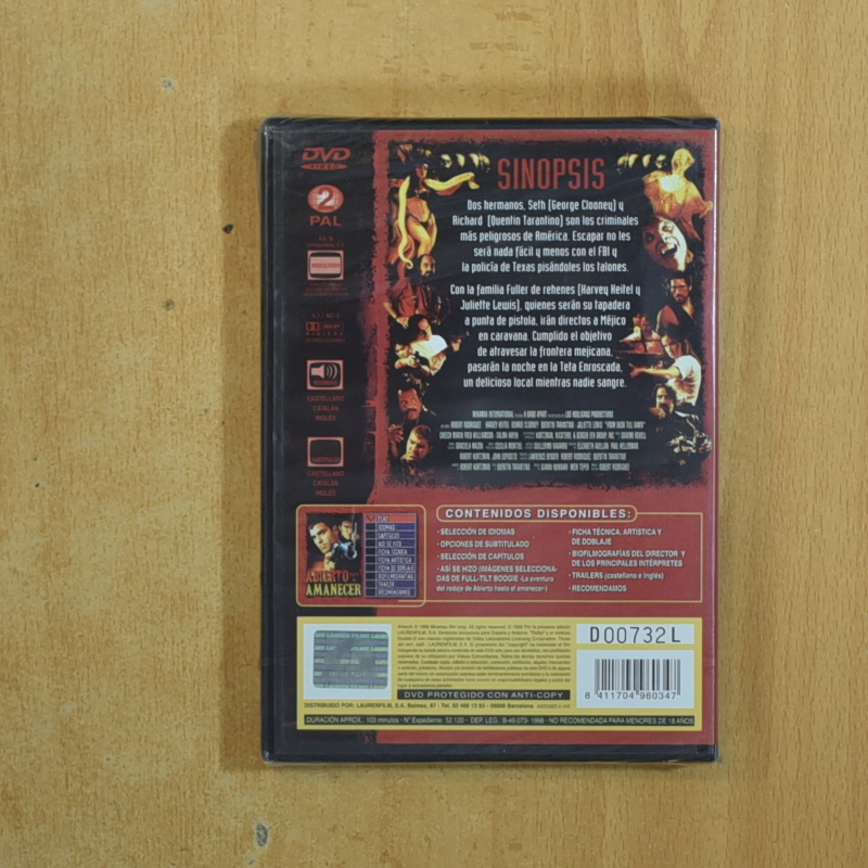 ABIERTO HASTA EL AMANECER - DVD