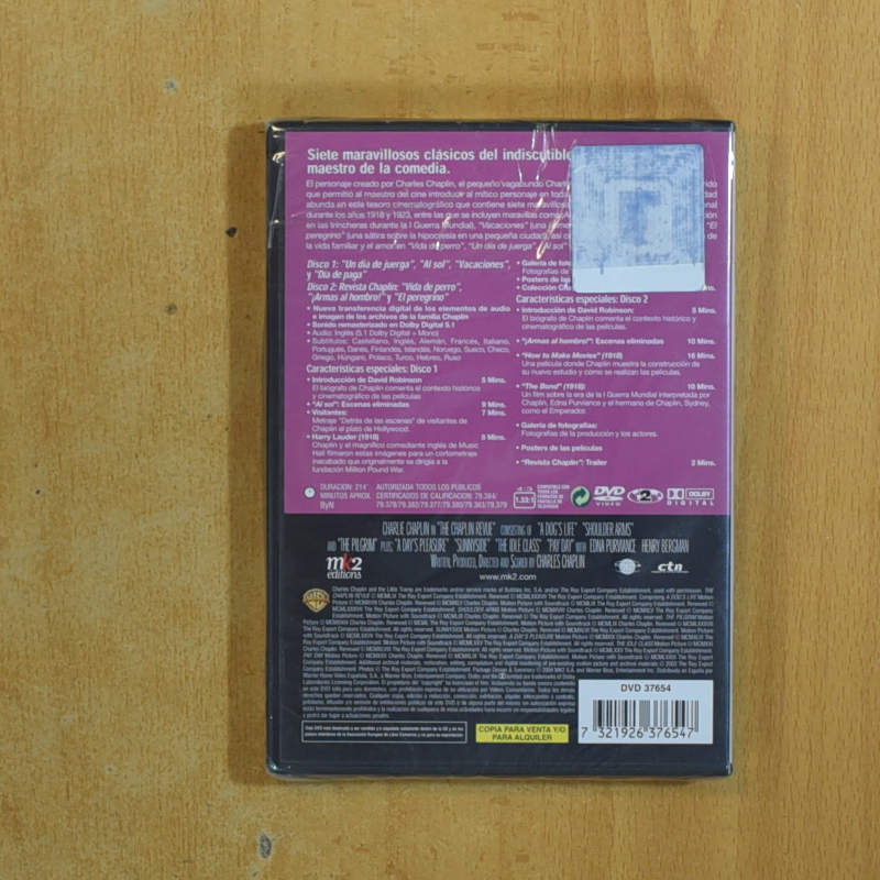 REVISTA CHAPLIN - DVD