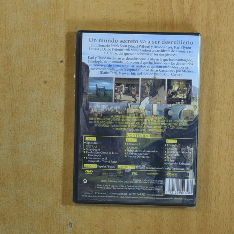 DINOTOPIA EL PAIS DE LOS DINOSAURIOS - DVD
