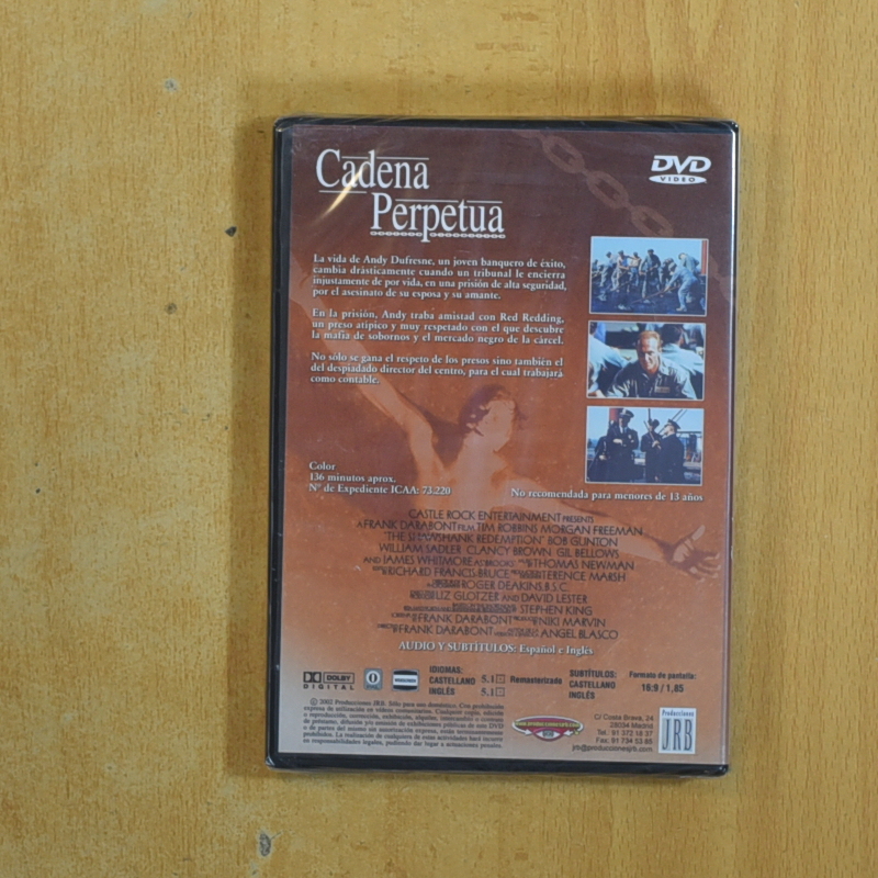 CADENA PERPETUA - DVD