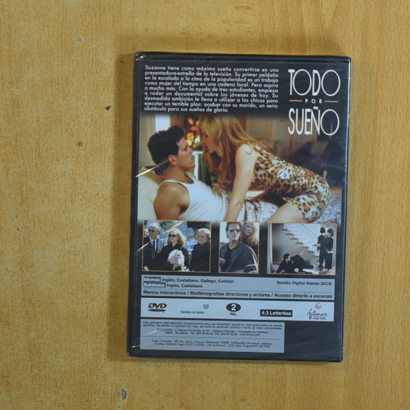 TODO POR UN SUEÑO - DVD