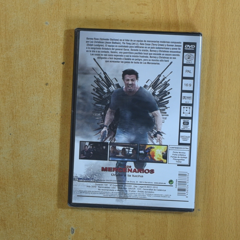 LOS MERCENARIOS - DVD