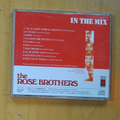 THE ROSE BROTHERS - IN THE MIX - CD