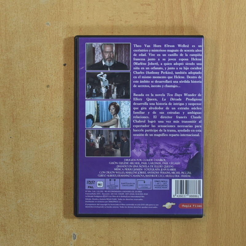 LA DECADA PRODIGIOSA - DVD