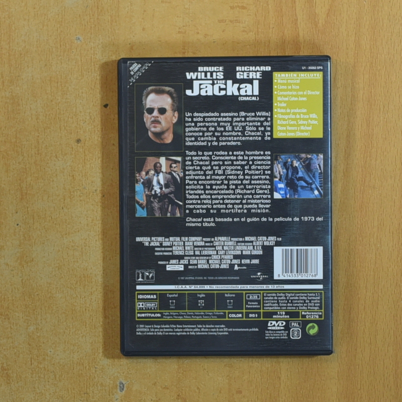 THE JACKAL - DVD