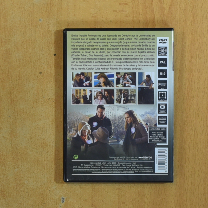 EL AMOR Y OTRAS COSAS IMPOSIBLES - DVD