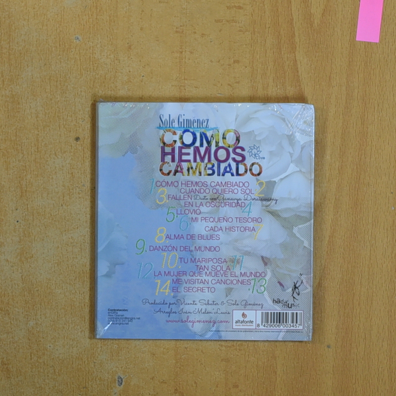 SOLE GIMENEZ - COMO HEMOS CAMBIADO - CD