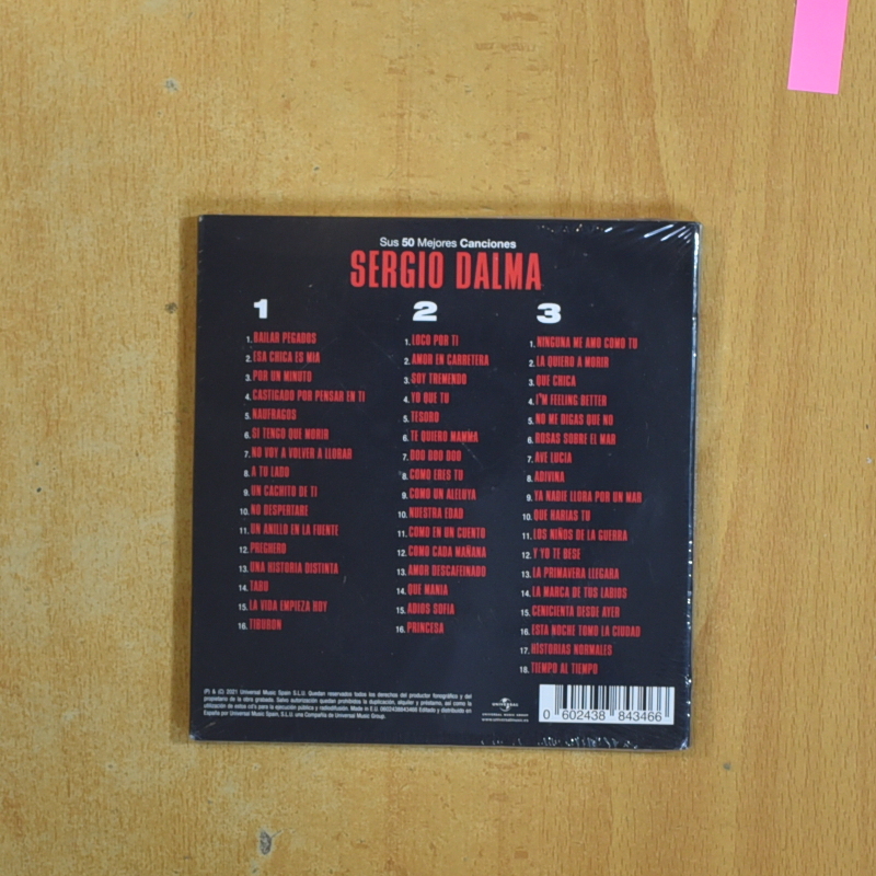 SERGIO DALMA - SUS 50 MEJORES CANCIONES - CD