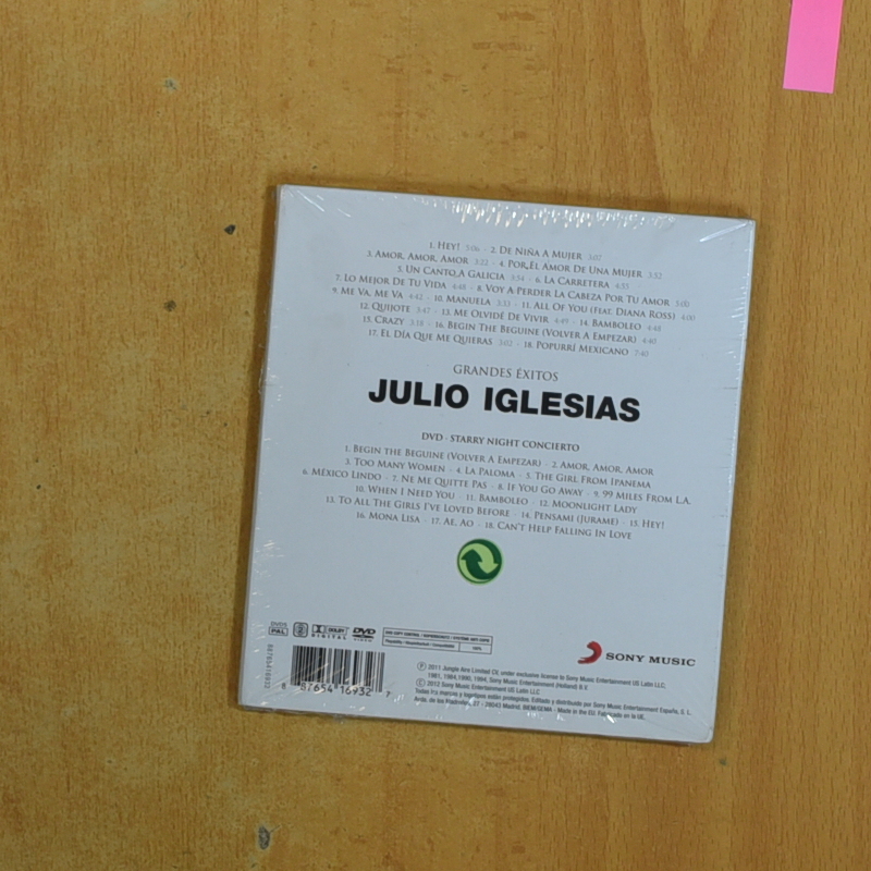 JULIO IGLESIAS - A GRANDES EXITOS - CD
