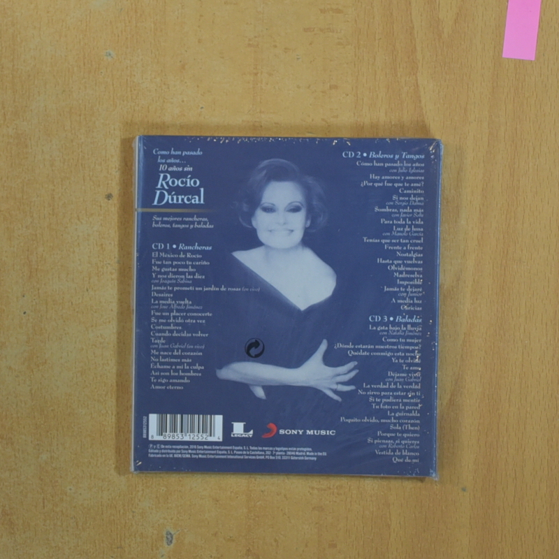 ROCIO DURCAL - 10 AÑOS SIN ROCIO DURCAL - CD