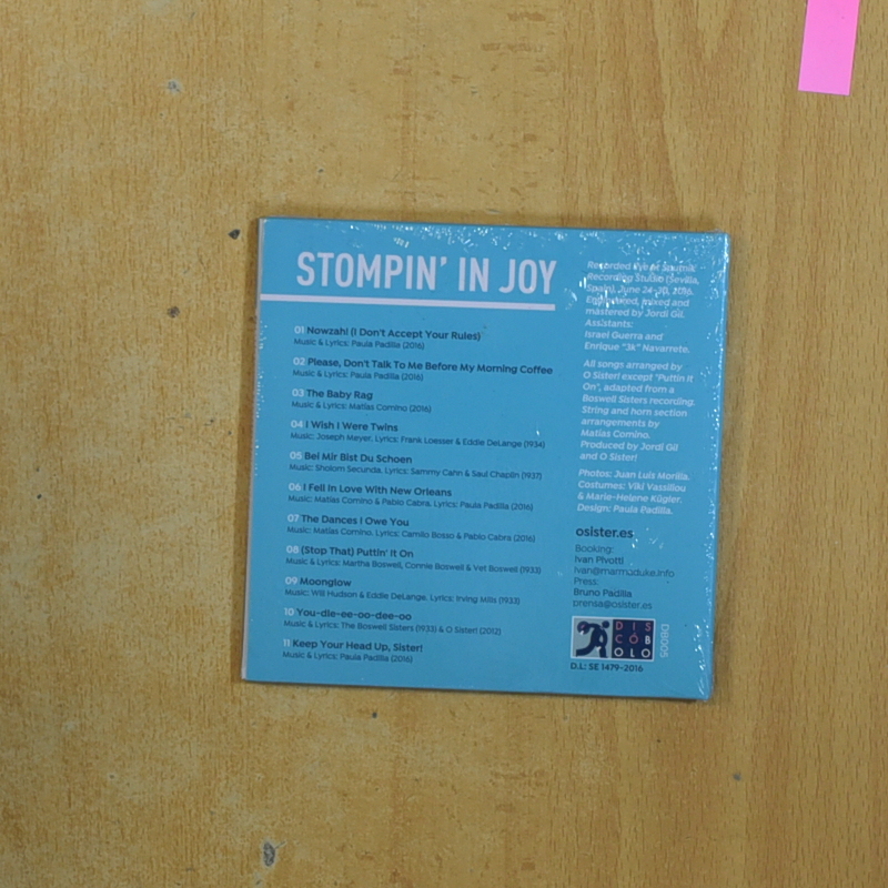 STOMPIN IN JOY - O SISTER - CD