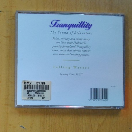VARIOS - TRANQUILLITY FALLING WATER - CD