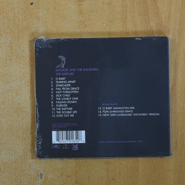 SIOUXSIE & THE BANSHEES - THE RAPTURE - CD