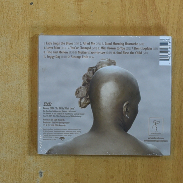 ELEANORA FAGAN - TO BILLIE WITH LOVE FROM DEE DEE BRIDGEWATER - CD