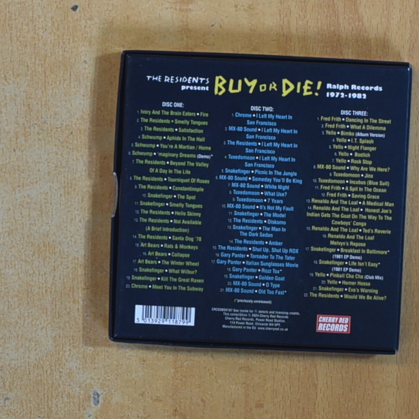 THE RESIDENTS - BUY OR DIE - CD