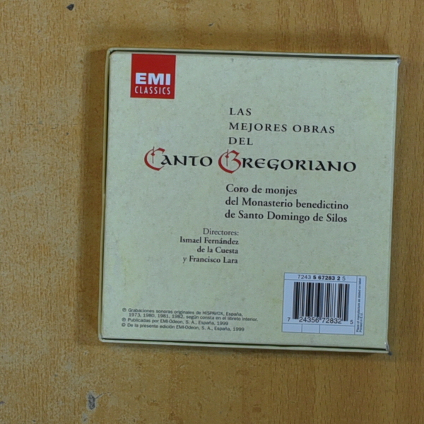 VARIOS - LAS MEJORES OBRAS DEL CANTO GREGORIANO - CD